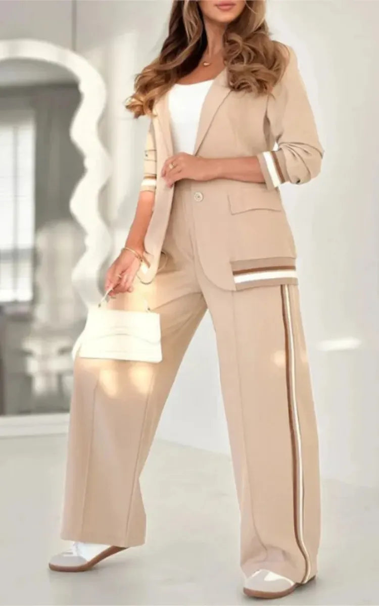 Conjunto Feminino Casaquinho e Calça Luiza