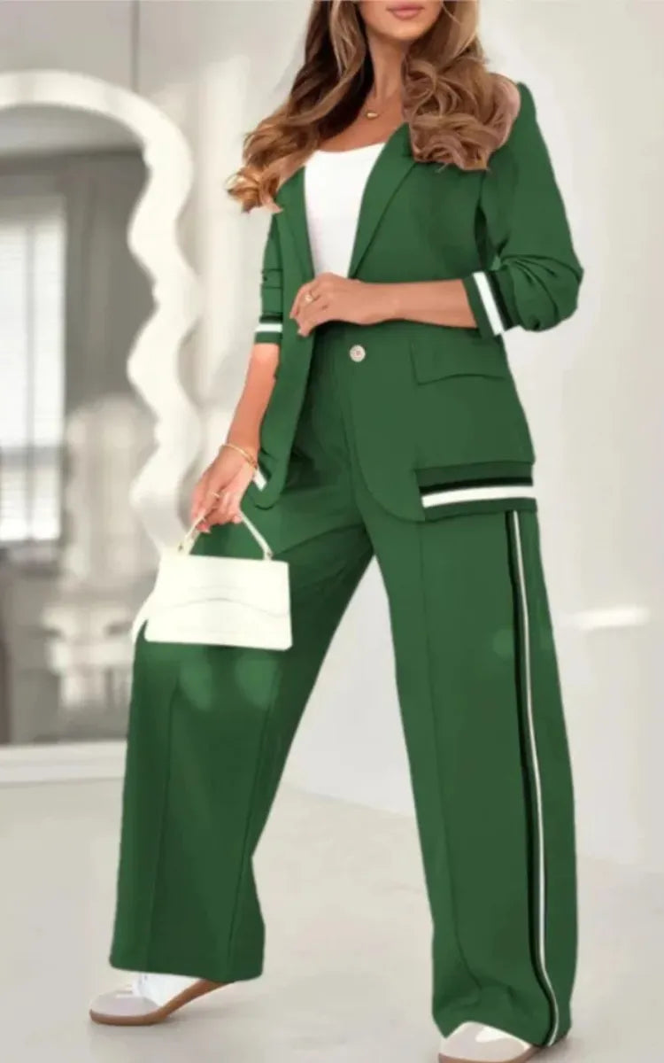 Conjunto Feminino Casaquinho e Calça Luiza