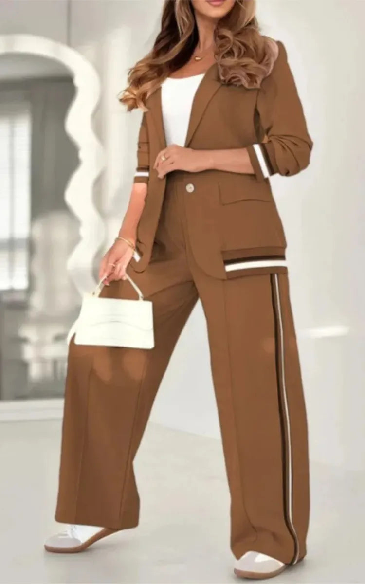 Conjunto Feminino Casaquinho e Calça Luiza